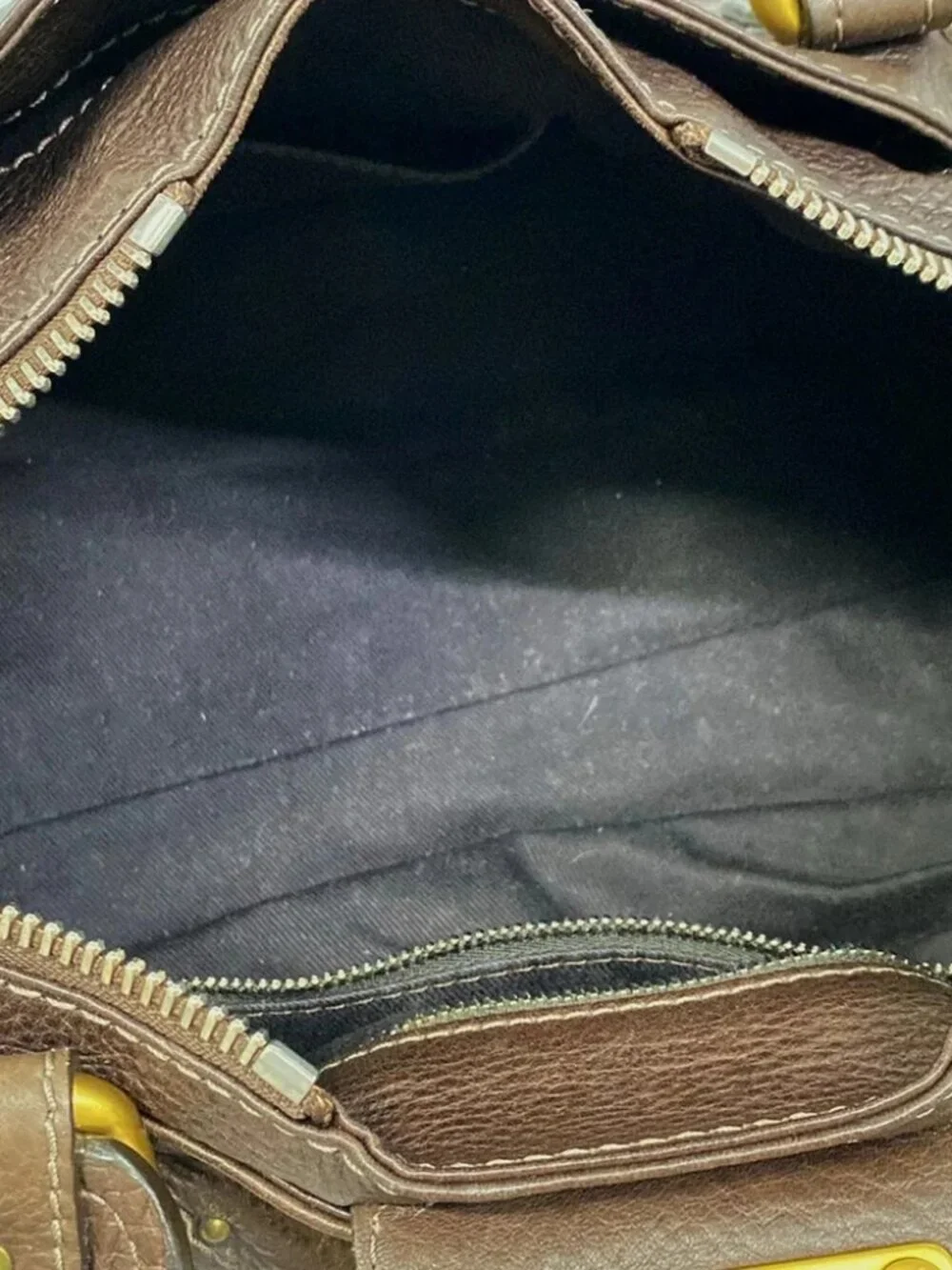 Chloe Paddington Dark Brown Leather Handbag